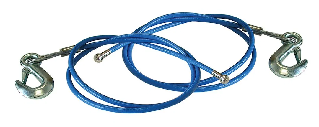 655-64 – ROADMASTER Trailer Safety Cable, 6000 Pound Rated 64 Inch Length Galvanized Steel With Snap Hook Set Of 2 Wi...